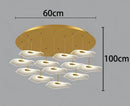 Axyaa Modern LED Pendant Staircase Chandelier for Living Room Lighting
