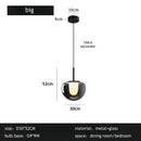 Axyaa Nordic Designer Art Headboard Pendant Light for Modern Bedroom