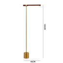 Axyaa Wood Grain LED Desk Lamp | Modern Art Decoration Table Lamp for Home and Office