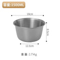 Axyaa Stainless Steel Mixing Bowl Set for Kitchen - Large Capacity Multifunctional Utensils