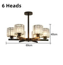 Axyaa Modern Luxury Black Gold Chandelier Pendant Lamp for Indoor Lighting