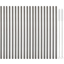 Axyaa Stainless Steel Reusable Straw Set - 20pcs High Quality Metal Straws