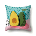 Axyaa Fresh Summer Fruit Printed Cushion Cover for Home Sofa 45x45cm