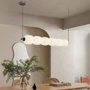 Axyaa Nordic Glass Chandelier LED Pendant Light for Living Dining Kitchen Room