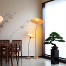 Axyaa Bamboo Lotus Leaf Floor Lamp Zen Spirit Lighting