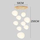 Axyaa Pebble Pendant Hanging Lamp for Home Art Lighting