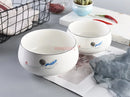 Axyaa Ceramic Large Soup Rice Salad Noodle Vegetable Bowl Hotel Household Tableware
