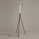 Axyaa Nordic LED Floor Lamp - Minimalist Aluminum Vertical Lights for Living Room
