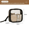 Axyaa Travel Toiletry Storage Bag: Portable Makeup Organizer for Dry/Wet Cosmetics.