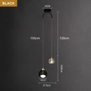 Axyaa Crystal LED Double Head Chandelier for Home Decor