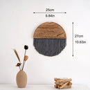 Axyaa Semicircle Macrame Wall Hanging in Colorful Nordic Style