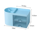 Axyaa Plastic Desk Drawer Organizer Pen Holder Stationery Pencil Storage Box Organize