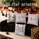 Axyaa Snowman Gnome Christmas Cushion Cover for Sofa Car Bedroom