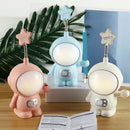 Axyaa Astronaut LED Desk Lamp with Phone Holder - Kids' Study & Bedside Table Light
