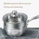 Axya Non-Stick Snow Pan Set, Large and Mini Soup Pots, Cookware for Boiling Milk and Sugar