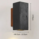 Axyaa Black Stone Wall Sconce Light with E27 Bulb