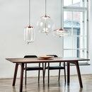 Axyaa Scandinavian Knot Pendant Glass Chandelier, Luminaire Suspendu