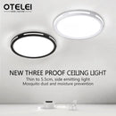 Axyaa Circular LED Ceiling Light, Side Pervious to Light Design for Bedroom, Living Room
