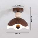 Axyaa Vintage Cave Stone Ceiling Light for Foyer Hallway