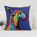 Bull Terrier Art Anime Pillow Cover 40x40 Axyaa Home Decor Throw Pillow