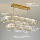 Axyaa Luxury Crystal LED Chandelier for Home & Hotel Decor with Remote Control