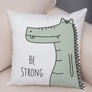 Axyaa Nordic Animal Pillow Case Decor Cover for Sofa - Jungle Theme