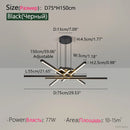 Axyaa Modern Minimalist Chandelier Nordic Lighting Package Light Luxury Living Room Lamp