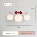 Axyaa Pink Bow Eye Protection Ceiling Pendant Lamp