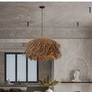 Axyaa Rattan Hat Lamp: Creative Art Lighting for Living Room and Restaurant