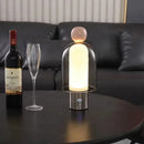 Axyaa Glass Mushroom Table Lamp: Modern Nordic LED Desk Light for Bedroom & Living Room
