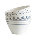 Axyaa Ceramic Tableware Set: Salad, Noodle, Dessert, Breakfast, Rice Bowls for Household