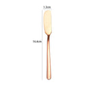 Axyaa Stainless Steel Butter Cake Spatula | Long Handle Cheese Spreader Kitchen Accessory