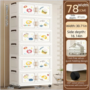 Axyaa Cartoon Foldable Storage Box, Heavy-Duty Rolling Organizer for Home Organization