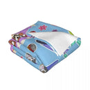 Axyaa Cozy Throw Blanket for Sofa Bed, Personalized Gift, Warm Winter Anime Cosplay