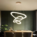Axyaa Acrylic Pendant Light Dimmable Chandelier for Modern Home Decor
