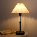 Axyaa Rechargeable Touch Table Lamp with Replaceable E12 Bulb for Bedroom and Dining Area
