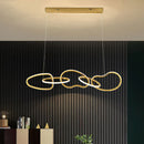 Axyaa Modern Ceiling Chandelier | Dining Room Hanging Light Fixture | Indoor Pendant Lamps