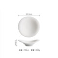 Axyaa Stone Patterned Ceramic Plate Set for Molecular Cuisine