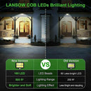 Axyaa Solar Split Wall Light: Waterproof Motion Sensor Garden Security Lamp