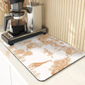 Axyaa Plant Pattern Drying Mat: Kitchen & Table Essential