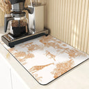 Axyaa Plant Pattern Drying Mat: Kitchen & Table Essential