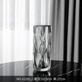 Axyaa Crystal Clear Glass Vase for High-End Flower Arrangements