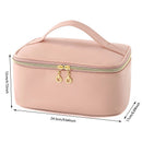 Axyaa Korean Square Travel Cosmetic Bags - Makeup Brush Toiletry Organizer