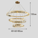 Axyaa Nordic Dining Room Pendant Lamp Indoor Ceiling Light Chandelier for Living Room