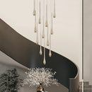 Axyaa Modern LED Chandelier for Living Room Study Hall Indoor Lighting