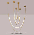 Axyaa Modern Dining Room Pendant Light LED Chandelier Decorative Ceiling Lamp