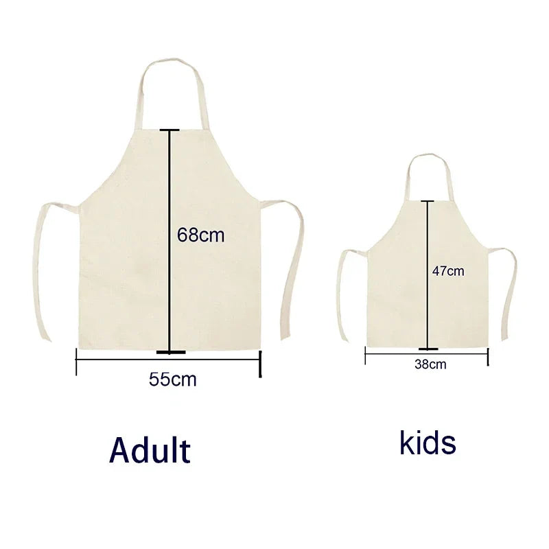 Axyaa Large Leaves Kitchen Ladies' Apron - Tropical Plants Design