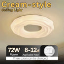 Axyaa Cream Cookie Bedroom LED Ceiling Light