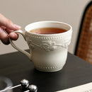 Axyaa Ceramic Water Mug, 380ml - High-end, Light Luxury Cup for Home & Hospitality
