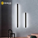 Axyaa LED Acrylic Wall Sconce Mirror Lighting - Gold Black Metal Fixture